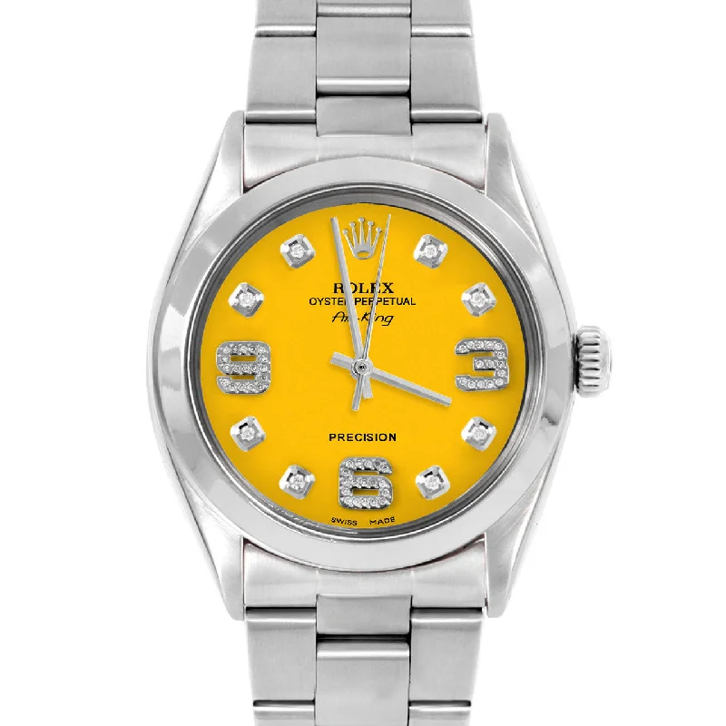 Rolex Air King 34mm | 5500-SS-YLW-8DA369-SMT-OYS