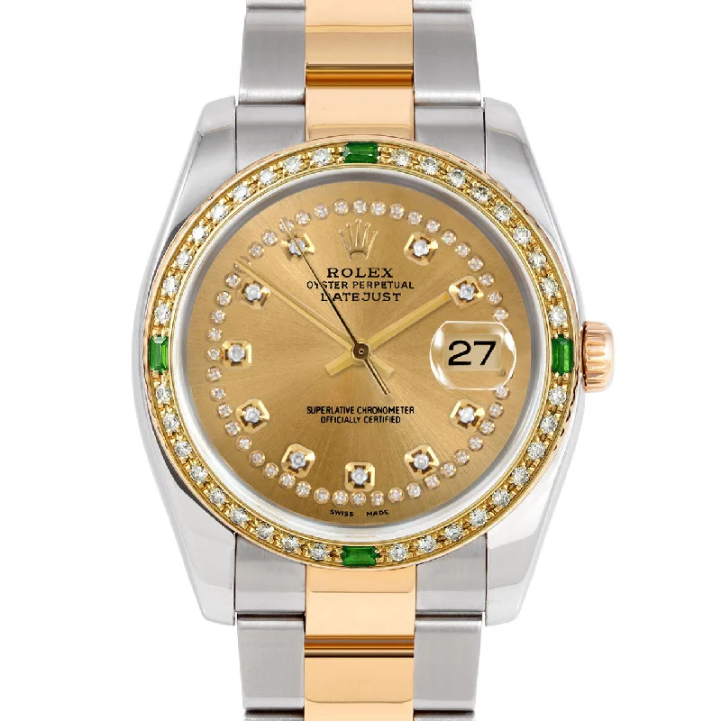 Rolex Datejust 36mm | 116233-CHM-STRD-4EMD-OYS