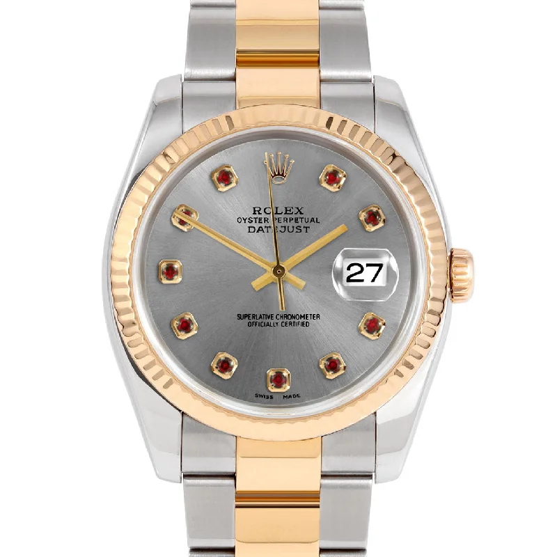 Rolex Datejust 36mm | 116233-SLT-RBY-AM-FLT-OYS