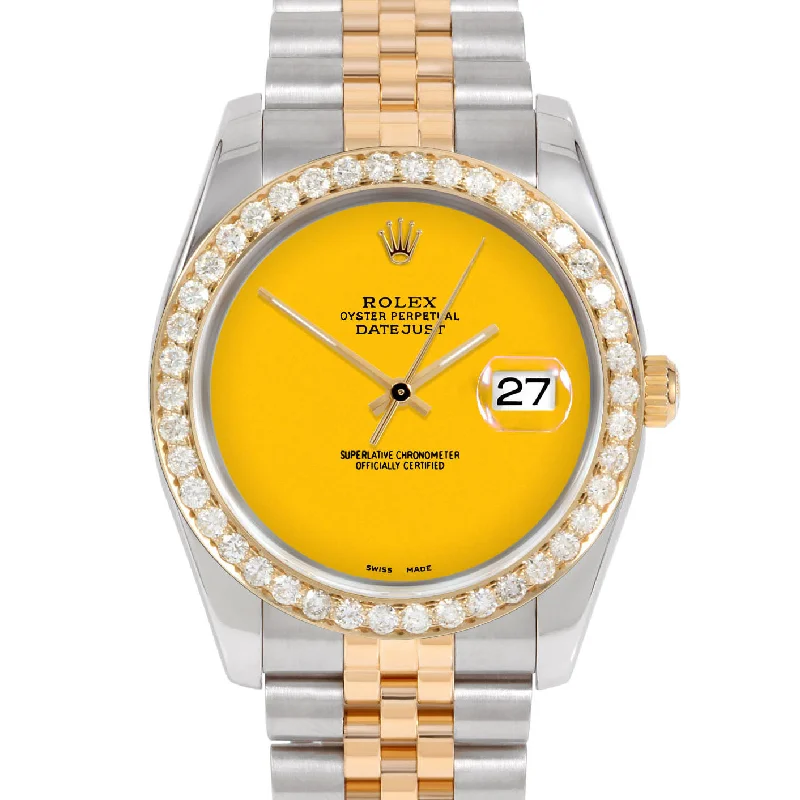 Rolex Datejust 36mm | 116233-YLW-NOHM-25CT-JBL