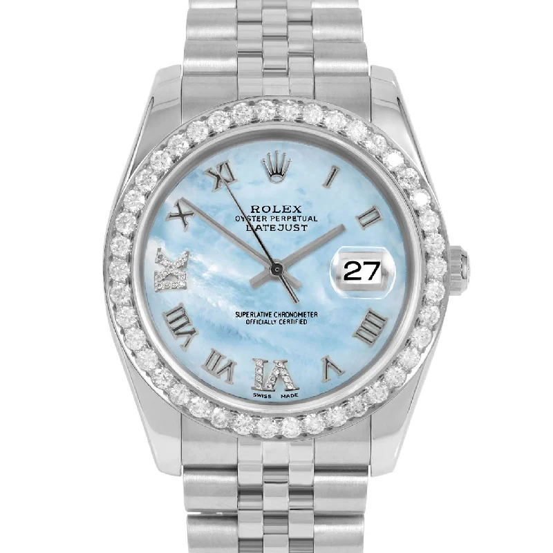 Rolex Datejust 36mm | 116234-LBMOP-RDR69-25CT-JBL