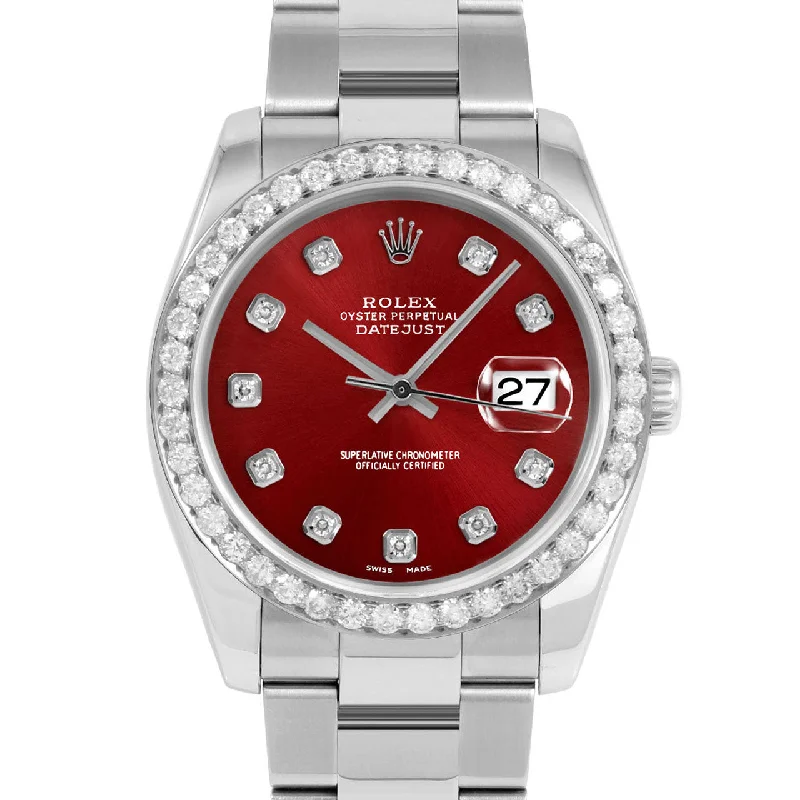 Rolex Datejust 36mm | 116234-RED-DIA-AM-25CT-OYS