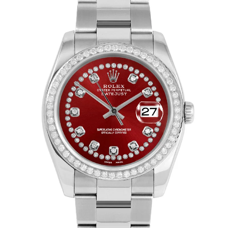 Rolex Datejust 36mm | 116234-RED-STRD-BDS-OYS