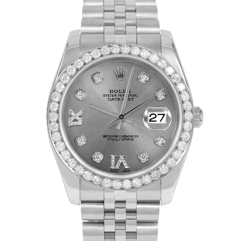 Rolex Datejust 36mm | 116234-SLT-8DR69-25CT-JBL