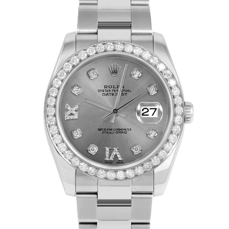 Rolex Datejust 36mm | 116234-SLT-8DR69-25CT-OYS