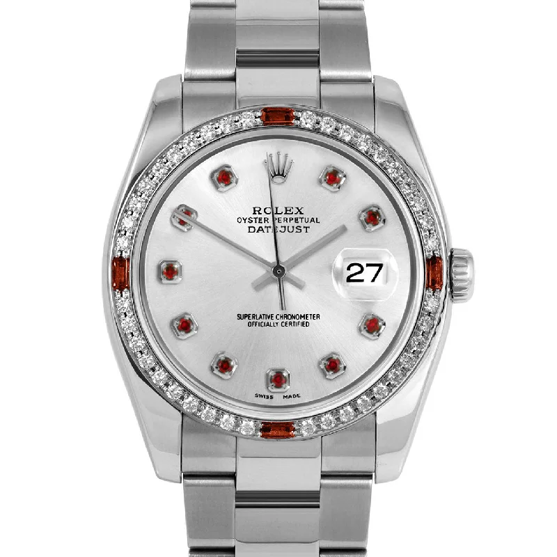 Rolex Datejust 36mm | 116234-SLV-RBY-AM-4RBY-OYS