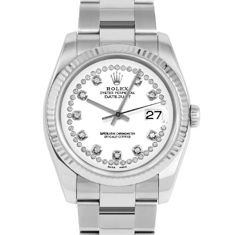 Rolex Datejust 36mm | 116234-WHT-STRD-FLT-OYS