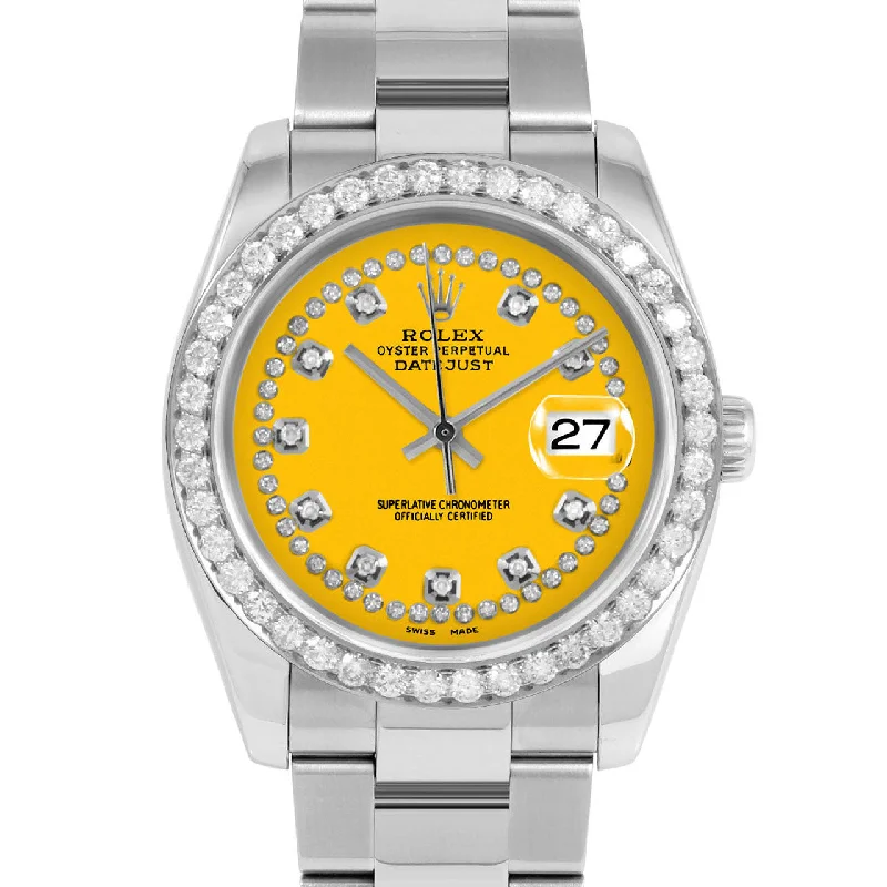 Rolex Datejust 36mm | 116234-YLW-STRD-25CT-OYS