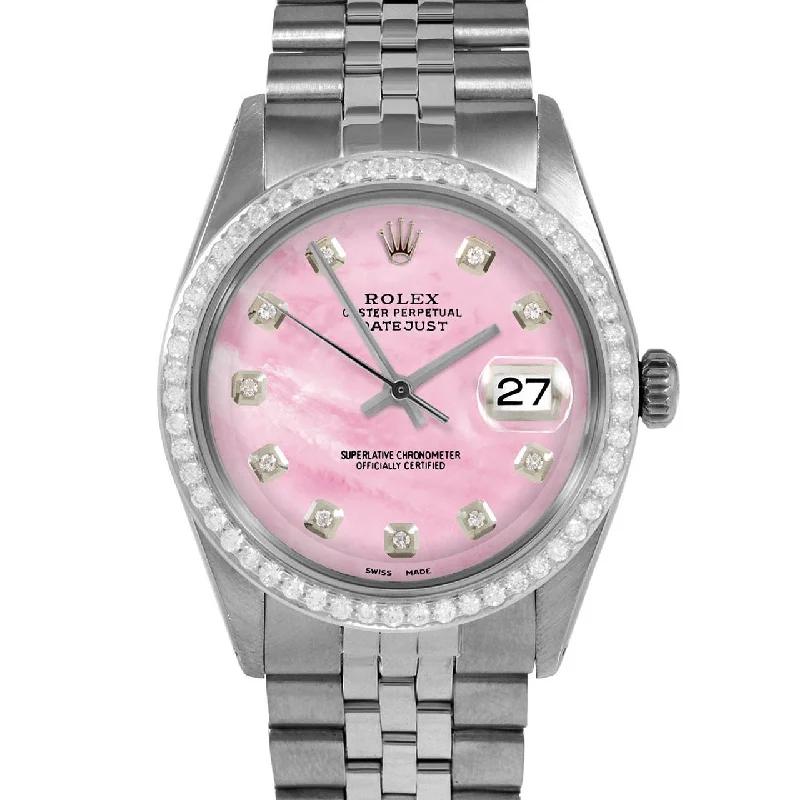 Rolex Datejust 36mm | 1601-SS-PMOP-DIA-AM-BDS-JBL