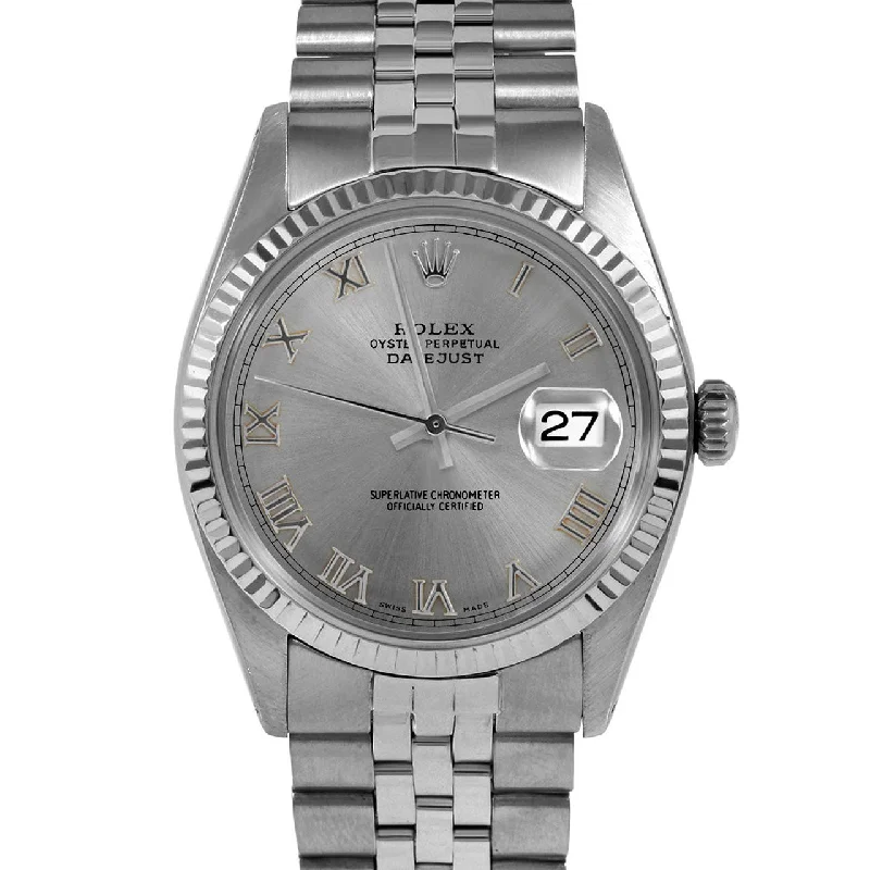 Rolex Datejust 36mm | 1601-SS-SLT-ROM-FLT-JBL