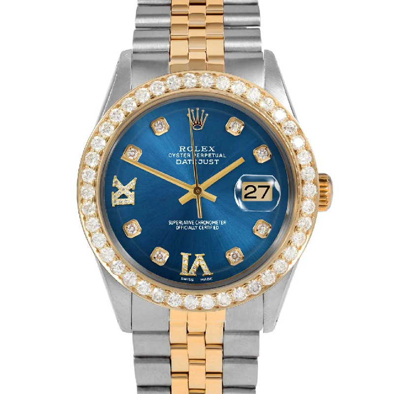 Rolex Datejust 36mm | 1601-TT-BLU-8DR69-25CT-JBL