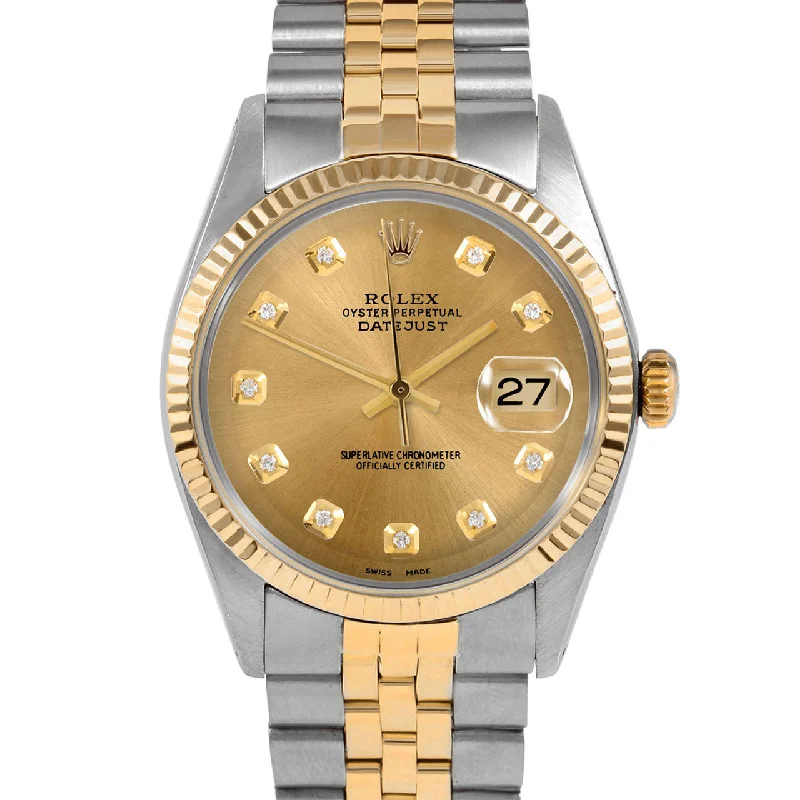 Rolex Datejust 36mm | 1601-TT-CHM-DIA-AM-FLT-JBL