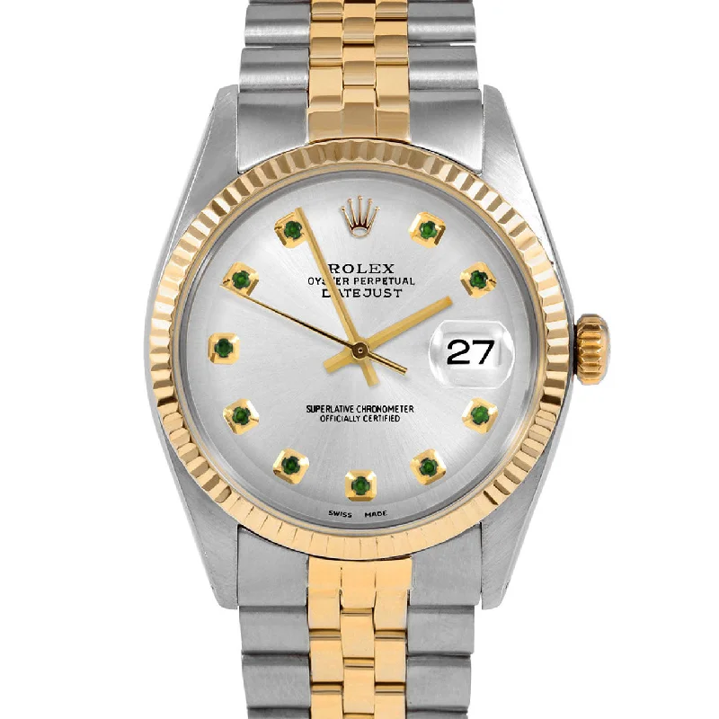 Rolex Datejust 36mm | 1601-TT-SLV-EMD-AM-FLT-JBL