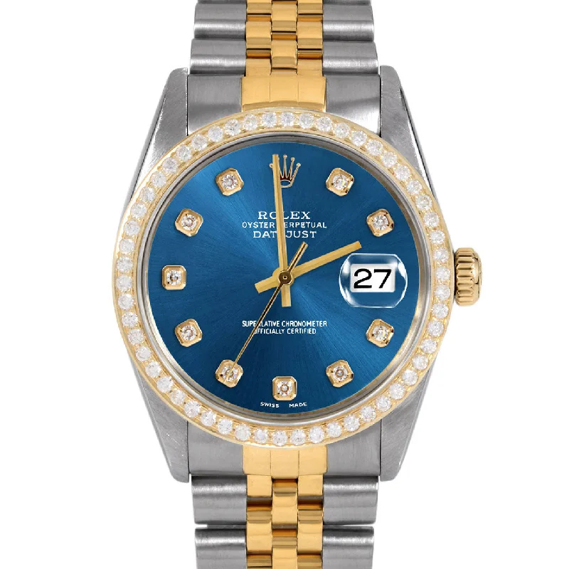 Rolex Datejust 36mm | 16013-BLU-DIA-AM-BDS-JBL