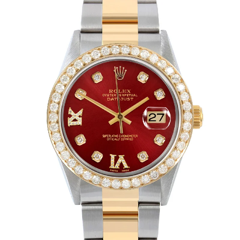 Rolex Datejust 36mm | 16013-RED-8DR69-25CT-OYS