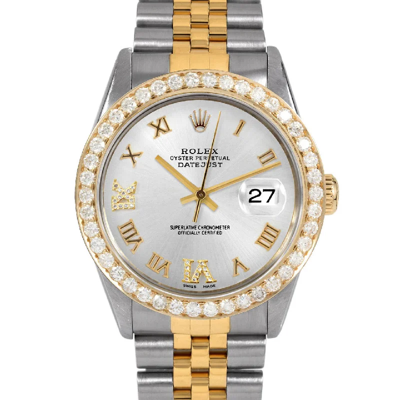 Rolex Datejust 36mm | 16013-SLV-RDR69-25CT-JBL