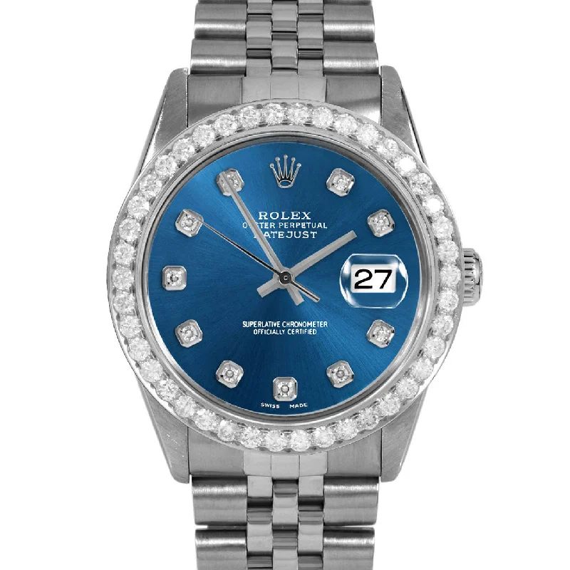 Rolex Datejust 36mm | 16014-BLU-DIA-AM-25CT-JBL