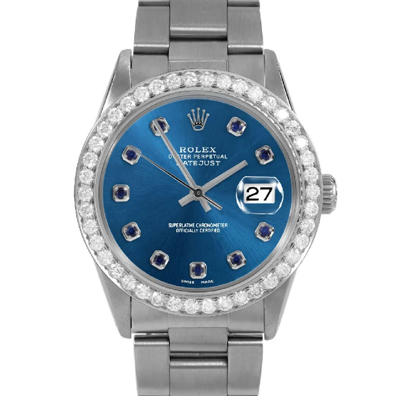 Rolex Datejust 36mm | 16014-BLU-SPH-AM-25CT-OYS