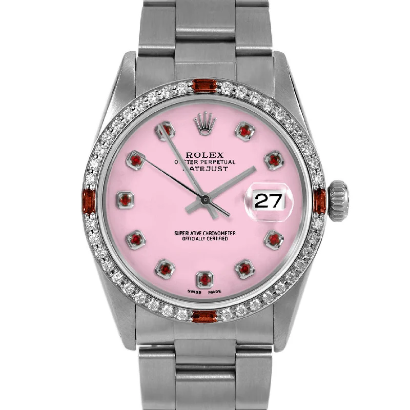 Rolex Datejust 36mm | 16014-PNK-RBY-AM-4RBY-OYS