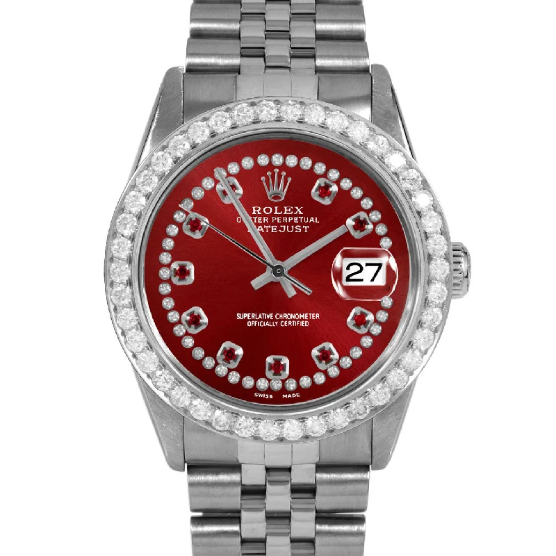 Rolex Datejust 36mm | 16014-RED-STRR-25CT-JBL