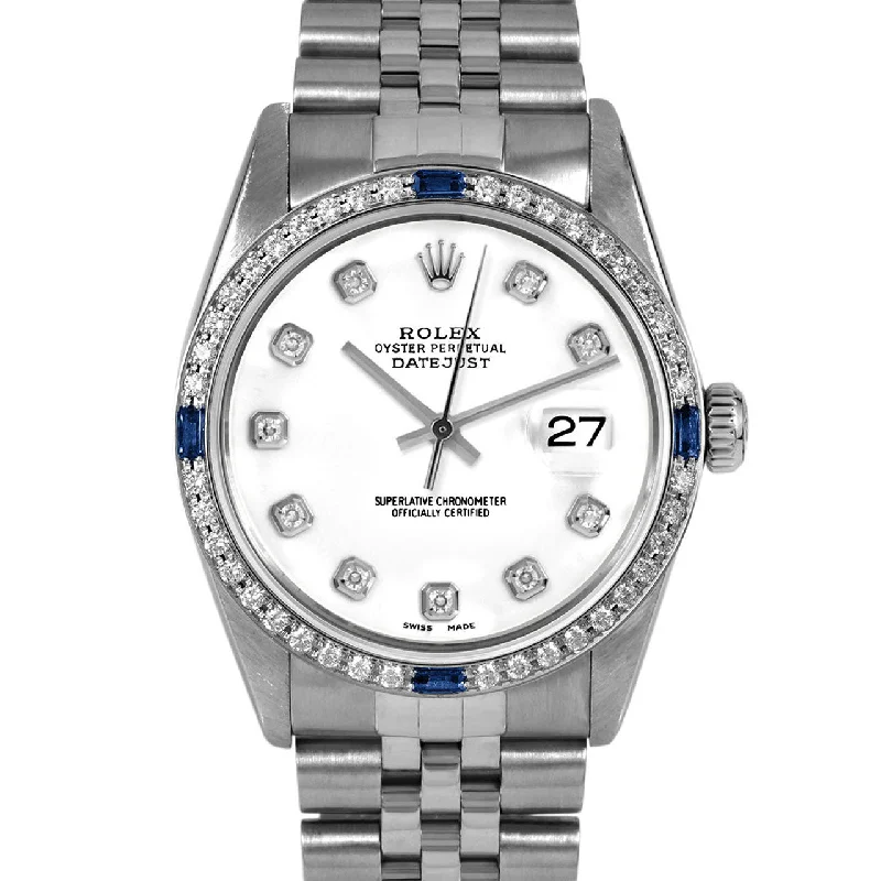 Rolex Datejust 36mm | 16014-WHT-DIA-AM-4SPH-JBL