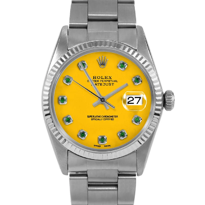 Rolex Datejust 36mm | 16014-YLW-EMD-AM-FLT-OYS