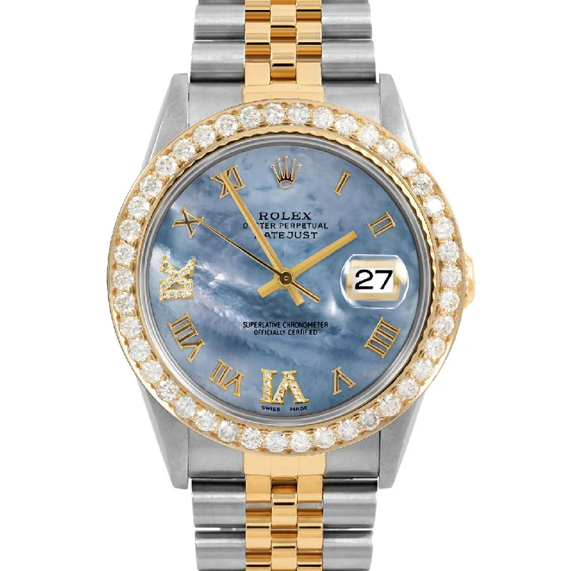 Rolex Datejust 36mm | 16233-BLMOP-RDR69-25CT-JBL