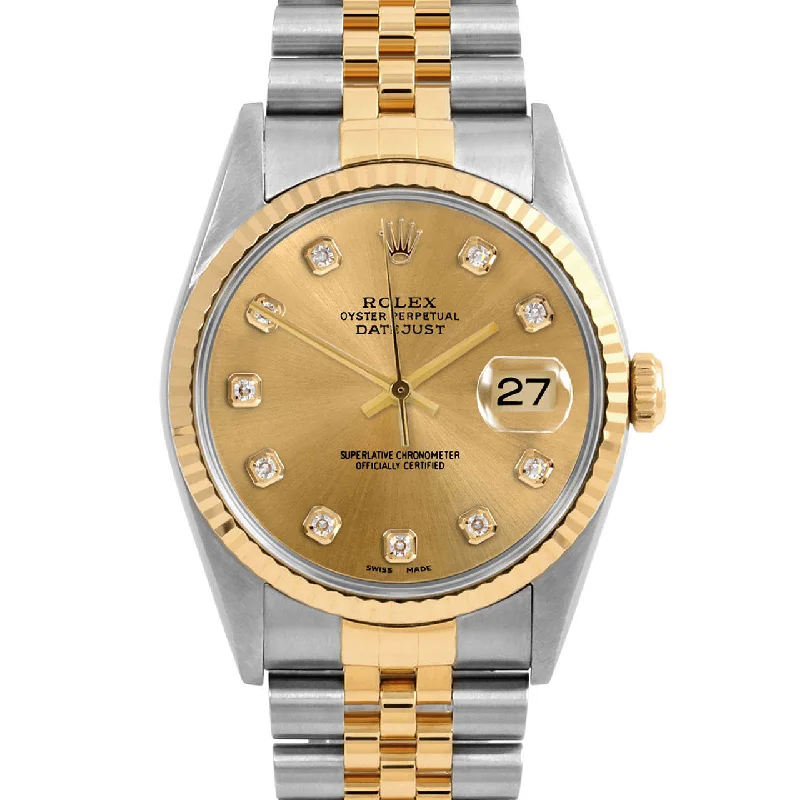 Rolex Datejust 36mm | 16233-CHM-DIA-AM-FLT-JBL