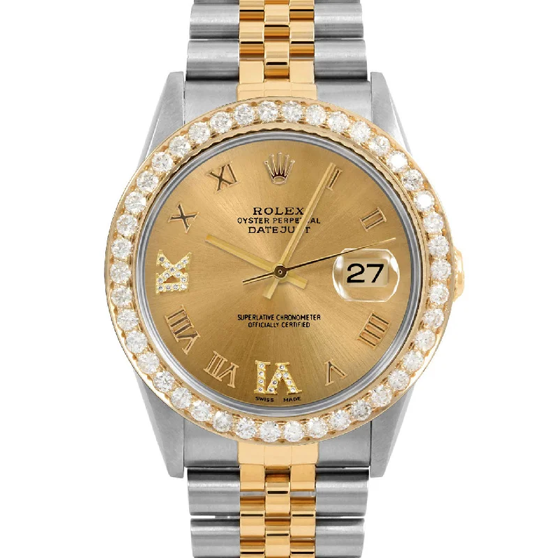 Rolex Datejust 36mm | 16233-CHM-RDR69-25CT-JBL