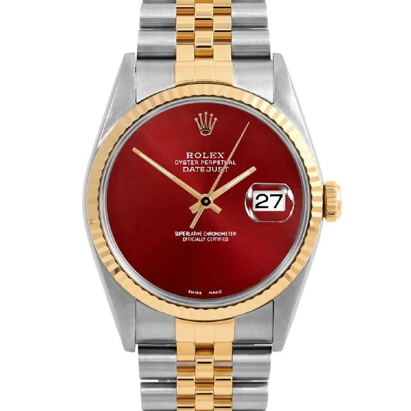 Rolex Datejust 36mm | 16233-RED-NOHM-FLT-JBL