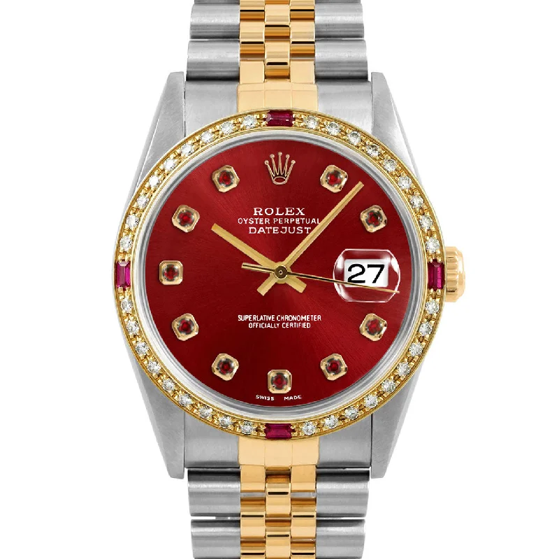 Rolex Datejust 36mm | 16233-RED-RBY-AM-4RBY-JBL