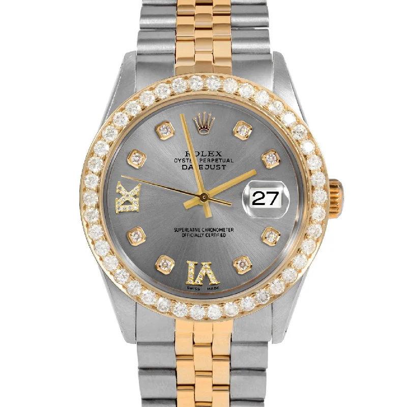 Rolex Datejust 36mm | 16233-SLT-8DR69-25CT-JBL