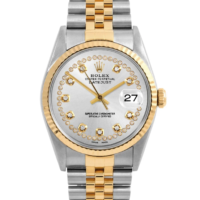 Rolex Datejust 36mm | 16233-SLV-STRD-FLT-JBL