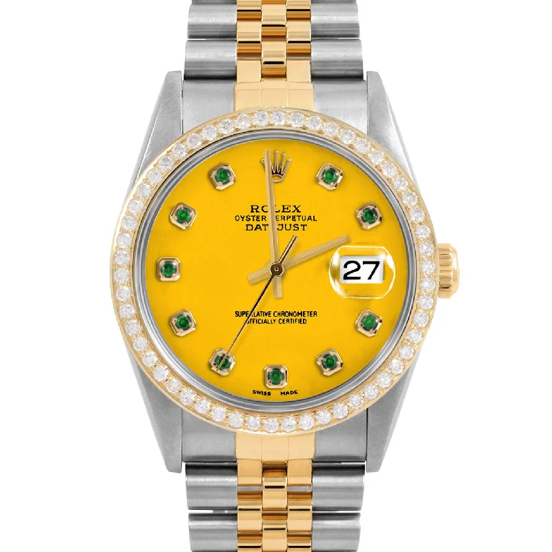 Rolex Datejust 36mm | 16233-YLW-EMD-AM-BDS-JBL