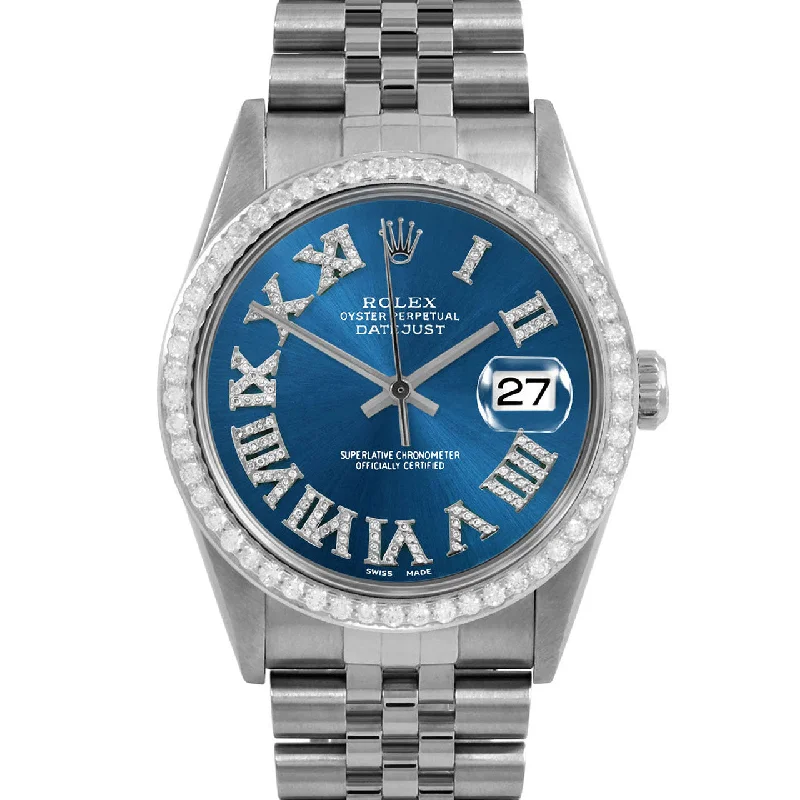 Rolex Datejust 36mm | 16234-BLU-FDR-BDS-JBL