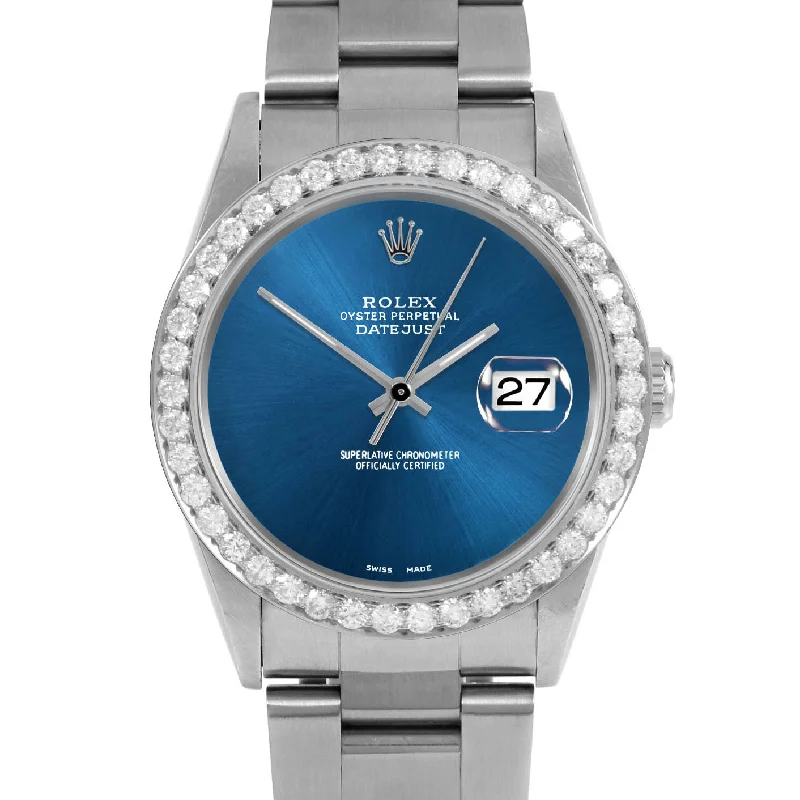 Rolex Datejust 36mm | 16234-BLU-NOHM-25CT-OYS