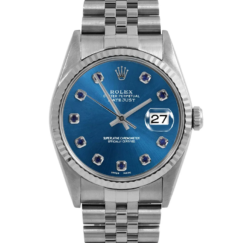 Rolex Datejust 36mm | 16234-BLU-SPH-AM-FLT-JBL