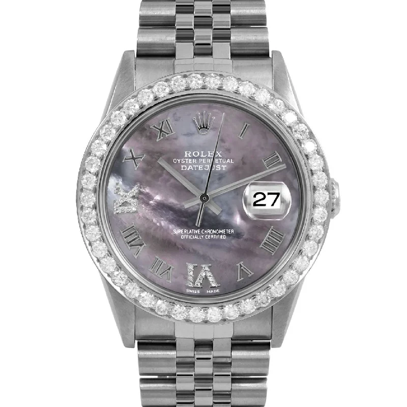 Rolex Datejust 36mm | 16234-BMOP-RDR69-25CT-JBL