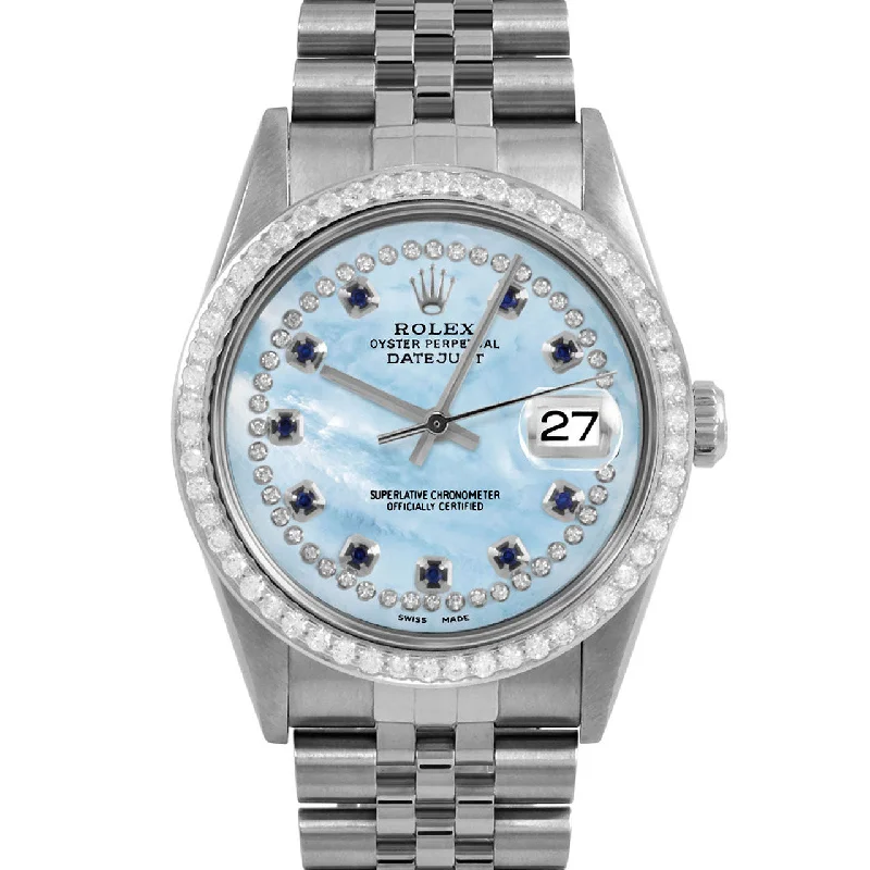 Rolex Datejust 36mm | 16234-LBMOP-STRS-BDS-JBL