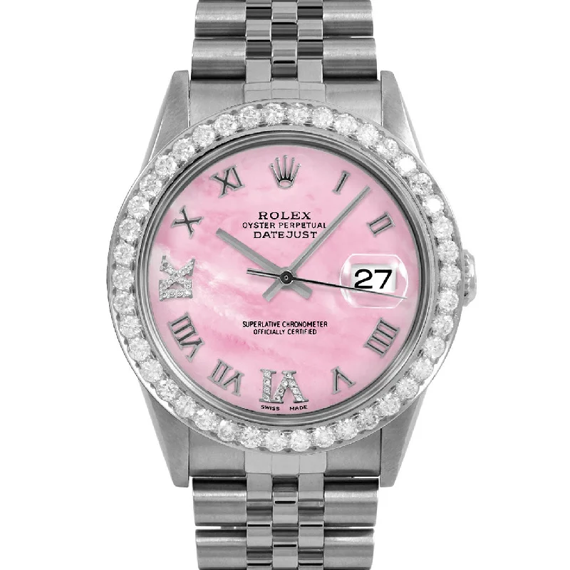 Rolex Datejust 36mm | 16234-PMOP-RDR69-25CT-JBL