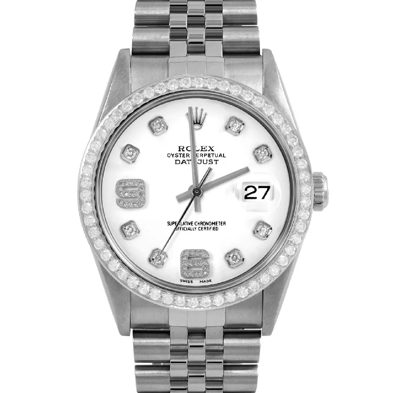 Rolex Datejust 36mm | 16234-WHT-8DA69-BDS-JBL