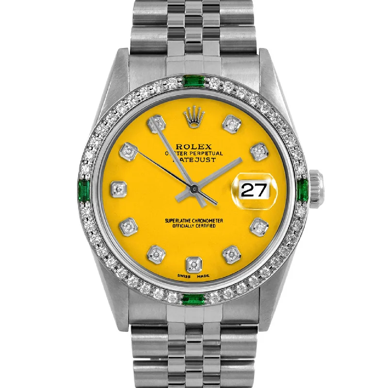 Rolex Datejust 36mm | 16234-YLW-DIA-AM-4EMD-JBL