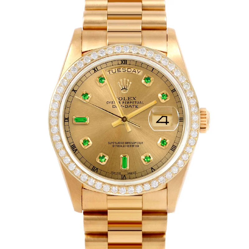 Rolex Day-Date 36mm | 18038-CHM-EMD-AM-BDS-PRS