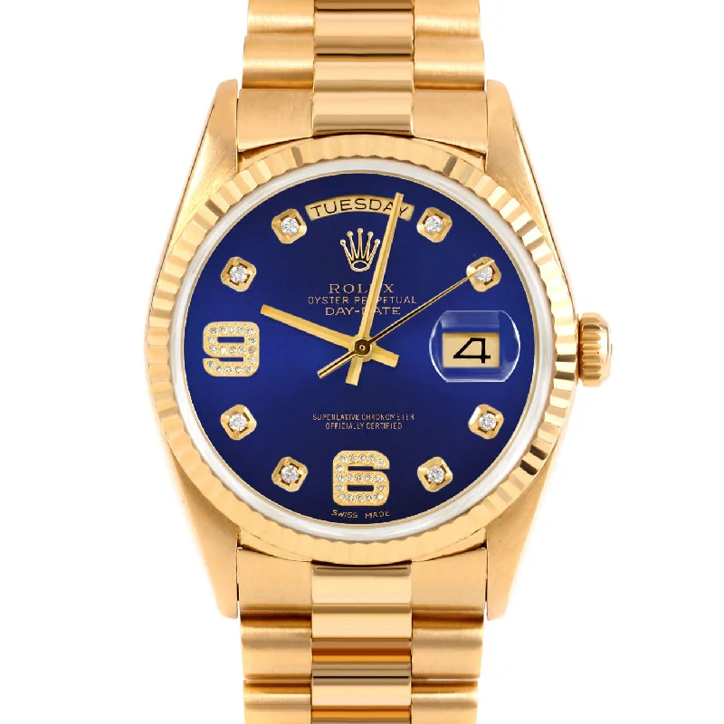 Rolex Day-Date 36mm | 18238-BLU-8DA69-FLT-PRS