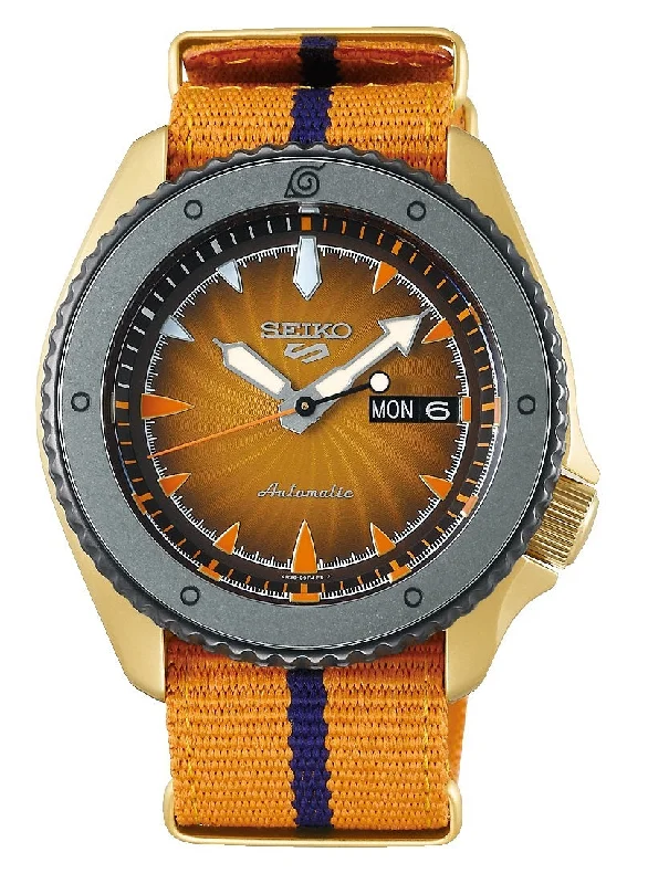 Seiko 5 SRPF70K1 Naruto Series Naruto Uzumaki Limited Edition Automatic Watch for Men's