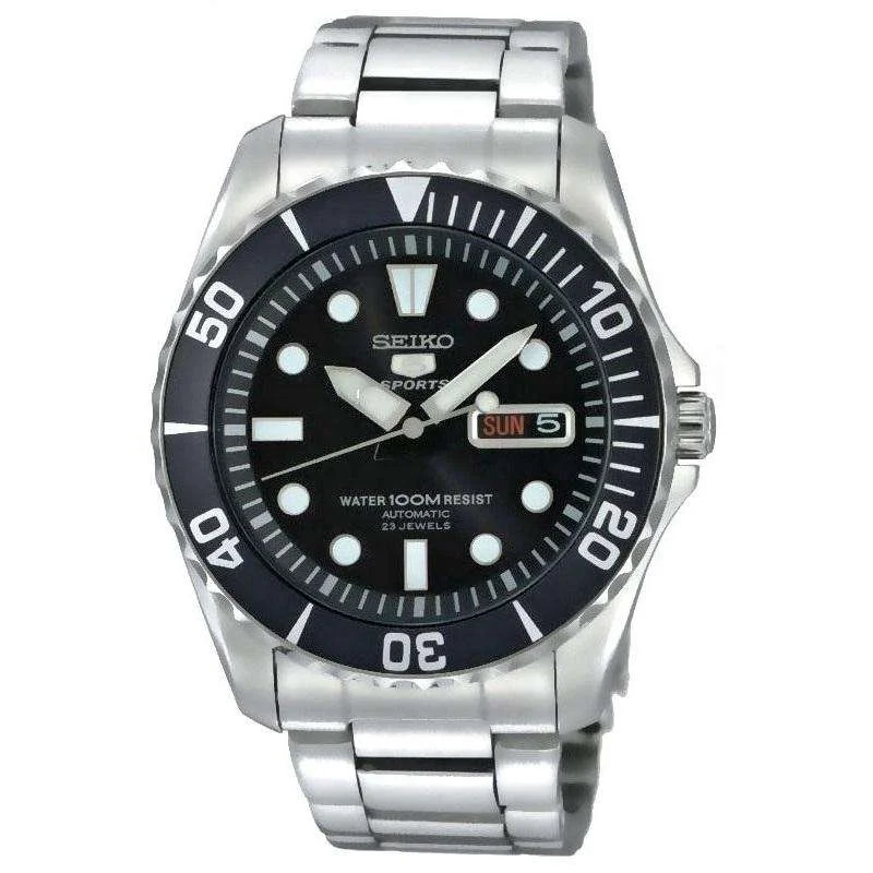 SEIKO SNZF17K1 Automatic Silver Stainless Steel Watch for Men