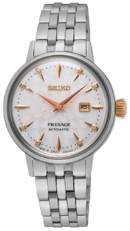 Seiko SRE009J1 Presage Cocktail Time Skydiving Automatic Watch for Women