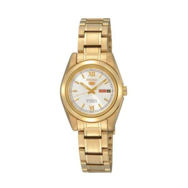 SEIKO SYMK30K1 Automatic Gold Stainless Steel Watch for Women