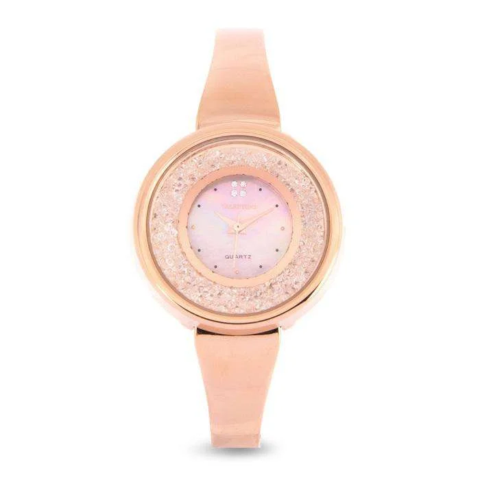 Valentino 20122149-ROSE ROSE DIAL Rose Gold Fashion Metal Band Watch for Women