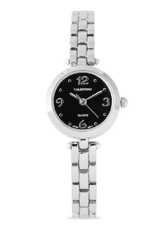 Valentino 20122208-BLACK DIAL Alloy Strap  Analog Watch for Women